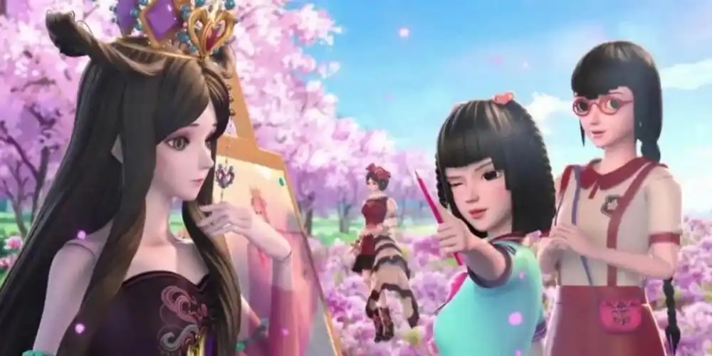 叶罗丽小仙子背景图