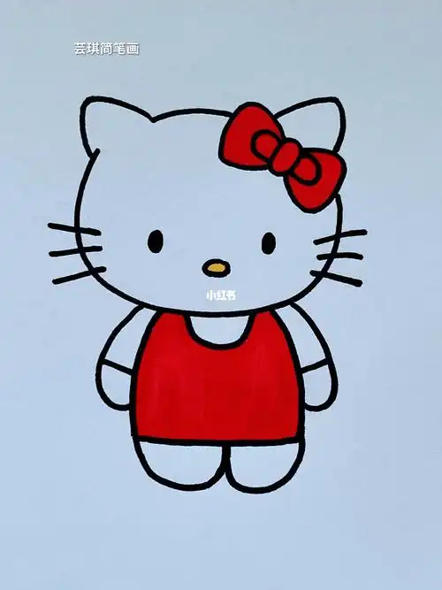 一起画凯蒂猫啦