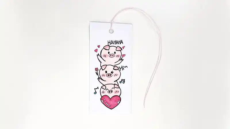 三只小猪书签怎么做