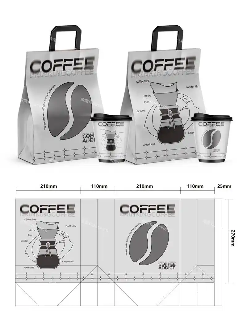 手提袋设计|今天又是做手提袋设计的一天