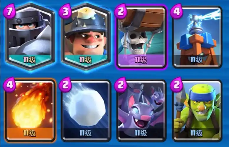 部落冲突皇室战争卡组推荐第十一期超骑炸弹矿