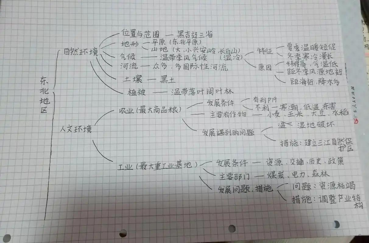 八下地理第六章思维导图来了 97最近挺多人私信要地理的97 92