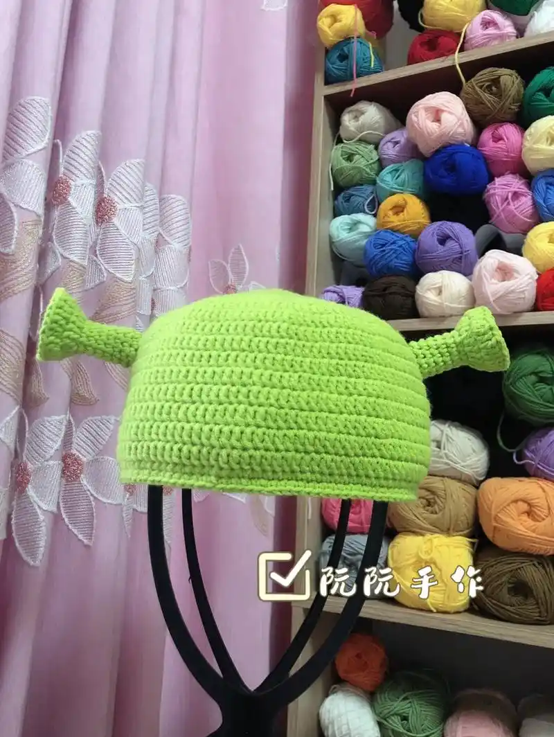 帽子编织 #阮阮手作 #钩针图解分享 #痞幼同款帽子  成 - 抖音