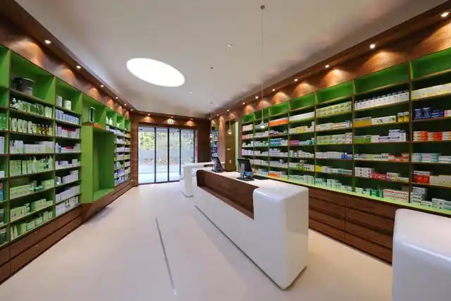 现代简约风药房装修设计图_齐家网装修效果图