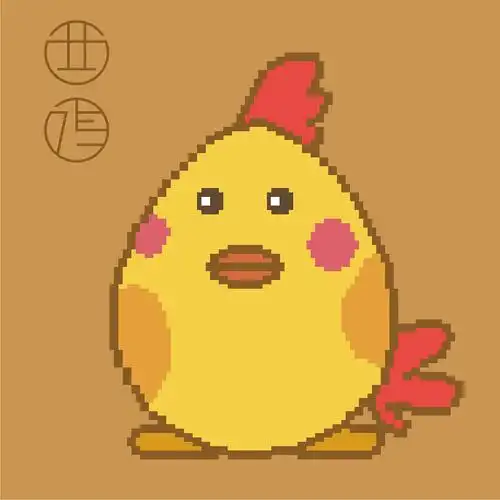 十二生肖像素画_方格之中-站酷zcool