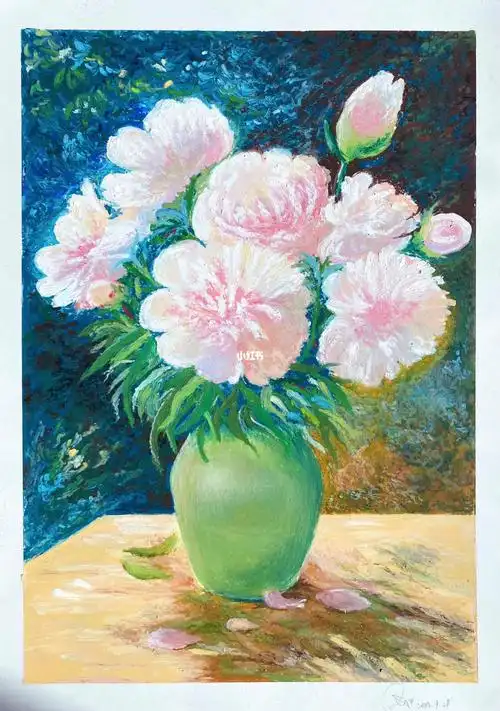 美术小白,临摹自@鸡森油画棒【关注送课】老师,鸡老师是我最最最喜欢