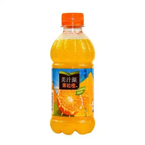 美汁源果粒橙300ml*12瓶整箱塑膜装橙汁饮料小瓶果汁饮品-阿里巴巴