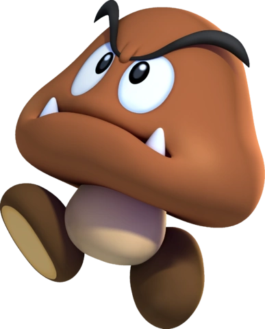 超级马里奥里的褐色小怪不是蘑菇是板栗 ?