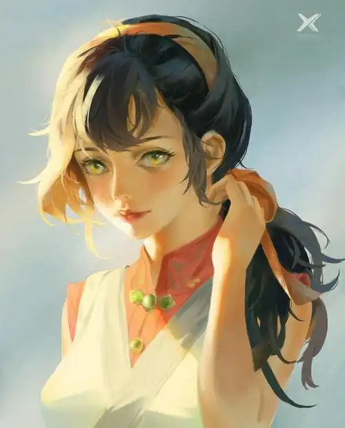 光影运用非常棒的一组人物插画欣赏!造型漂亮画技相当扎实的作品