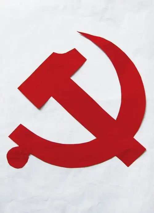 纪念中学剪纸社开展庆祝建党100周年作品创作活动香河轻轻党徽剪纸