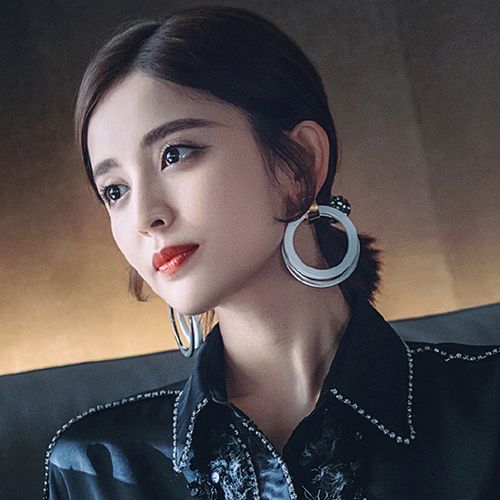 娜扎同款耳环古力娜扎沈忆恩明星耳饰夸张2022新款潮925纯银耳钉