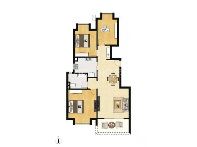 保利天汇户型图(链家网)