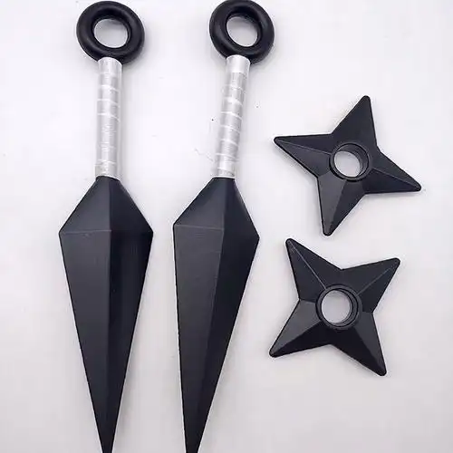 旗木卡卡西cosplay 火影忍者 忍者兵器 塑料飞镖 忍者飞标-阿里巴巴