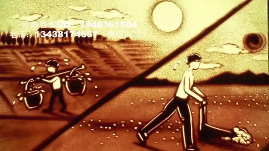 父亲寿宴感人礼物 寿宴生日沙画视频 感恩父亲沙画视频