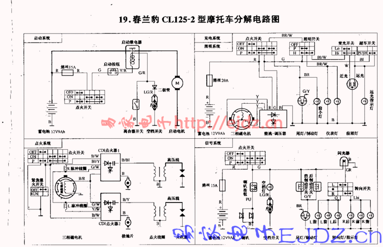谁帮下忙说说春兰豹点火器线路怎么接