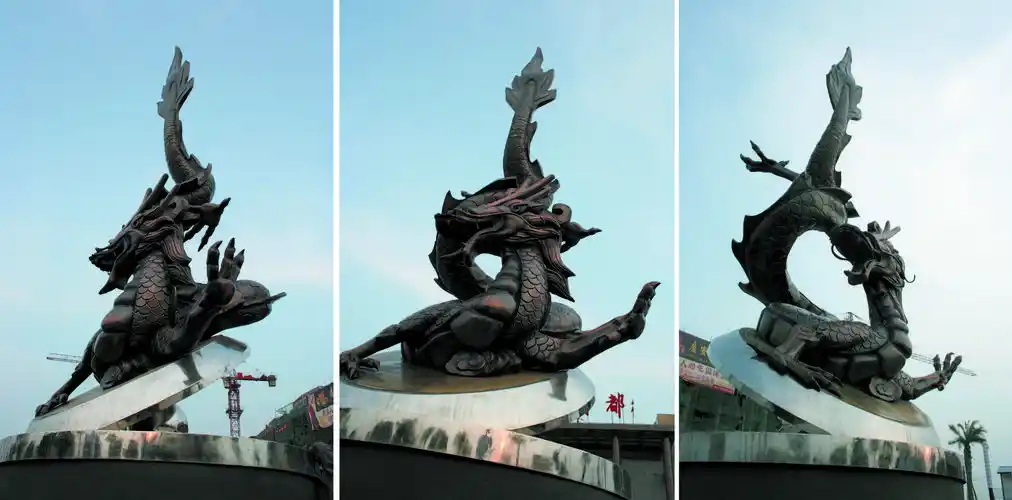 《龙》立于重庆永川 10环艺