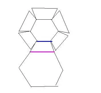 求一个六棱台平面展开图