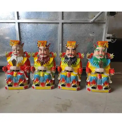 四海龙王敖广敖钦敖顺敖闰海龙王陶瓷工艺品摆件-阿里巴巴