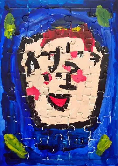 橙子美术2019暑假综合材料班第一次作品《变形计》