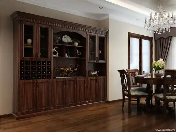 在众多款式的酒柜中,既好看又实用的多功能