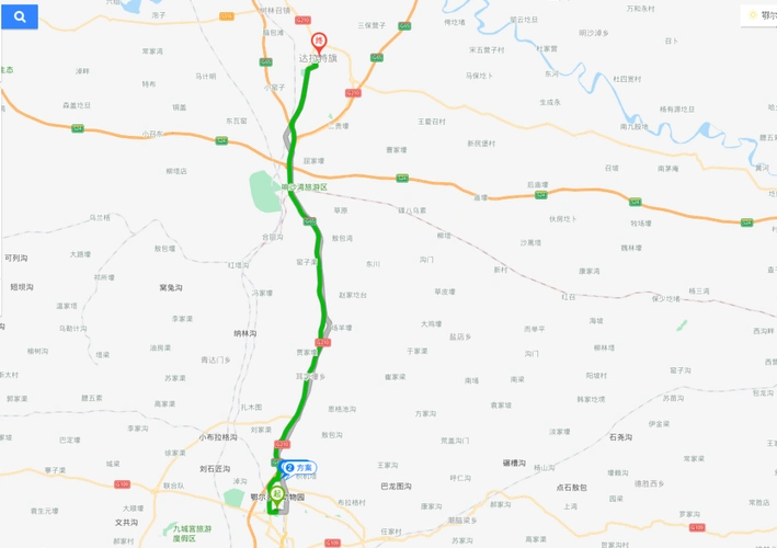 g65包茂高速公路包头至东胜康巴什段改扩建工程主线贯通试运行