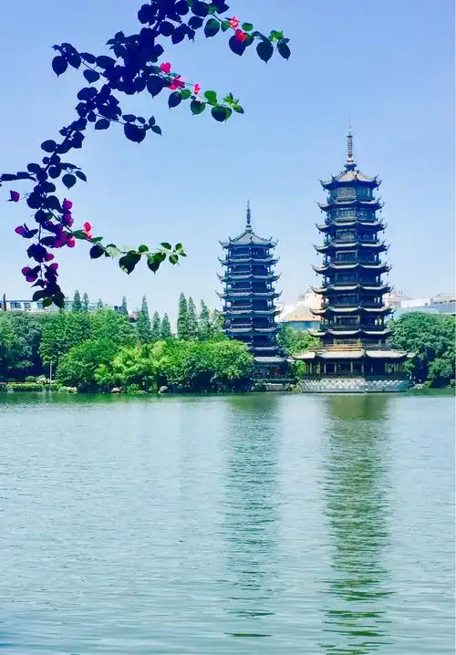 桂林榕杉湖,美景天下无.