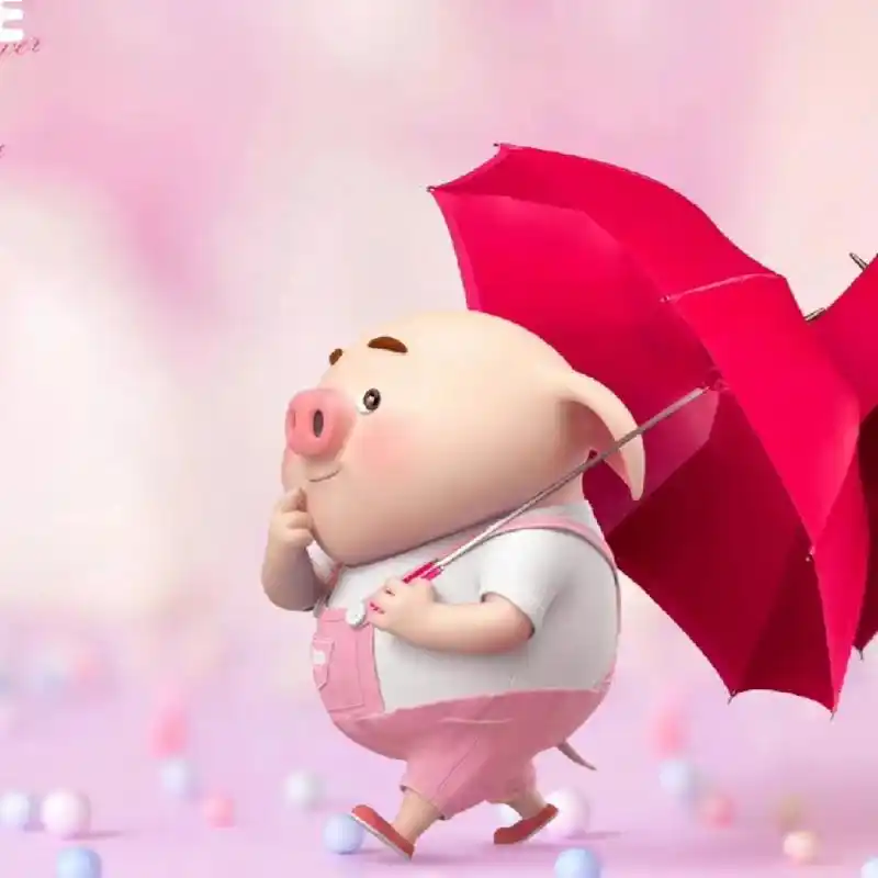 猪小屁情侣头像!