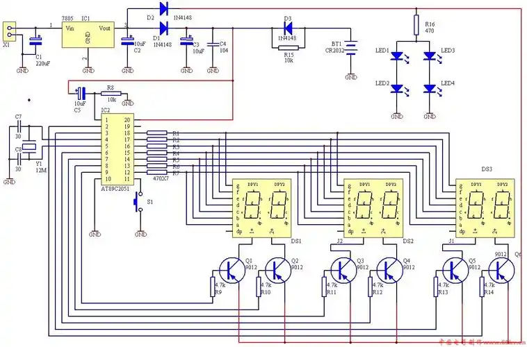 电路图(只需要实现功能就可以,不需要别的任何条件,学生,做设计用的