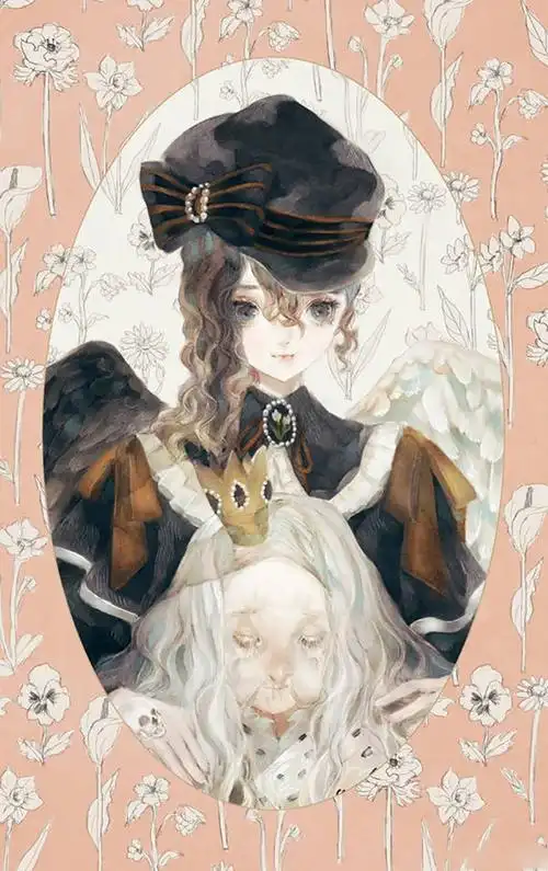 洛可可插画:像万花筒一样绚丽的色彩,吸引人的装饰元素