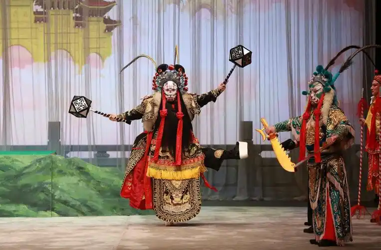 上海京剧院演出京剧《闹天宫》严庆谷 郝杰饰演孙悟空(二)