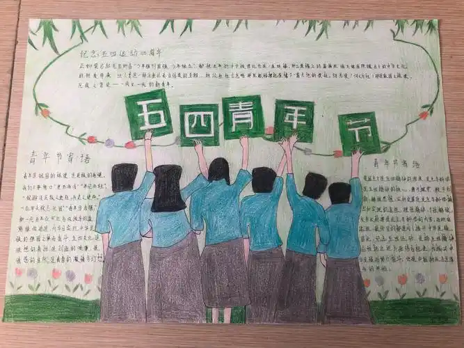 伊通满族自治县职业技术教育中心—五四运动手抄报