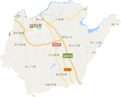 赫山区高清电子地图