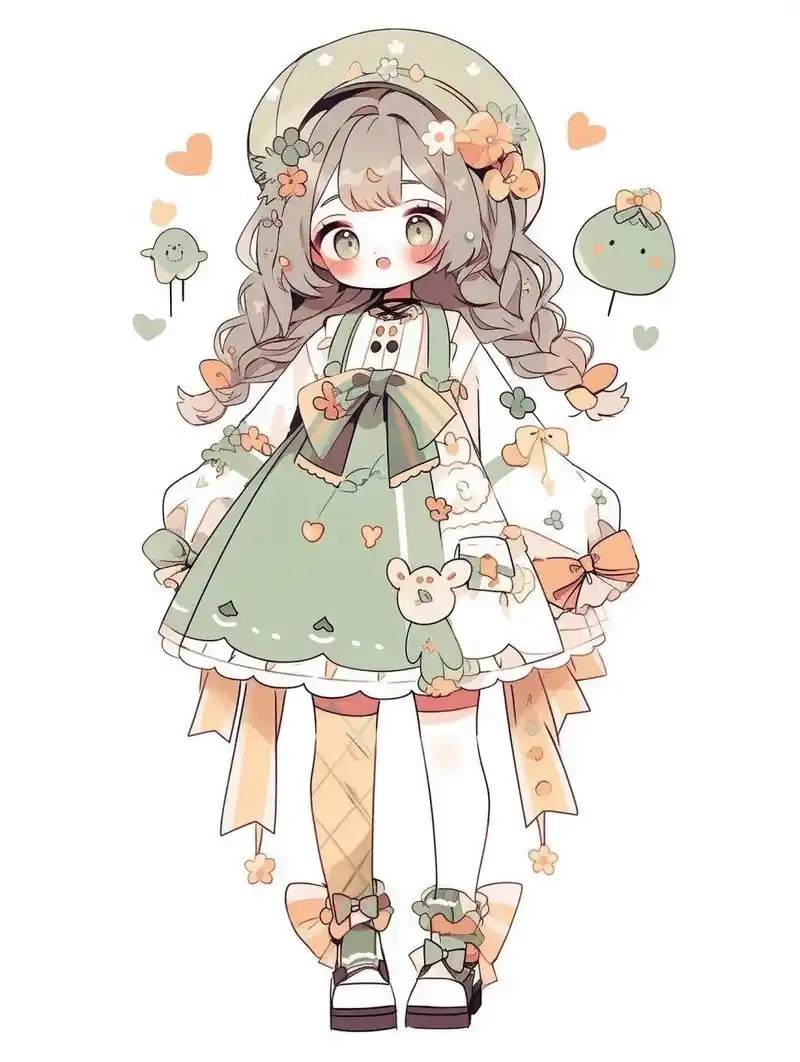 动漫人物   可爱女孩 #画画的日常# #可爱女生头像##动漫壁纸##立绘