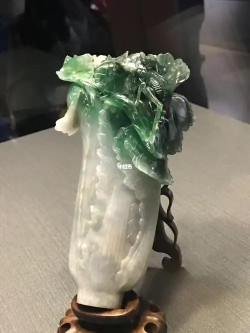台北故宫博物馆的翡翠大白菜