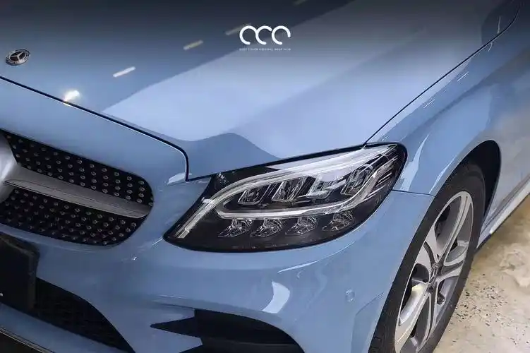 漫彩 #出色更出彩奔驰 c级 瓷器蓝china blue