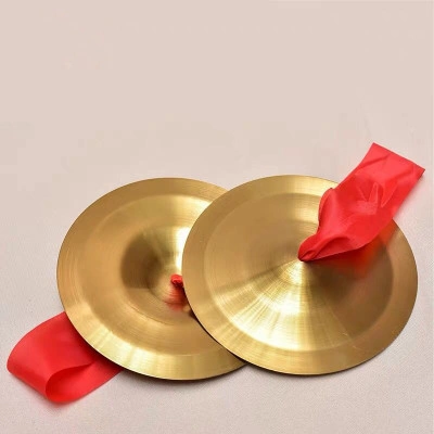 奥尔夫打击乐器小镲亮钗铜锣小钹三句乐器演奏表演手锣