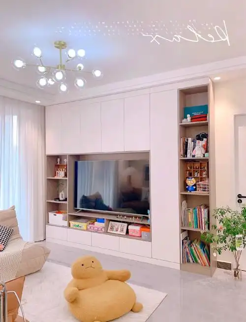 小户型电视背景墙设计:收纳与美观兼备!
