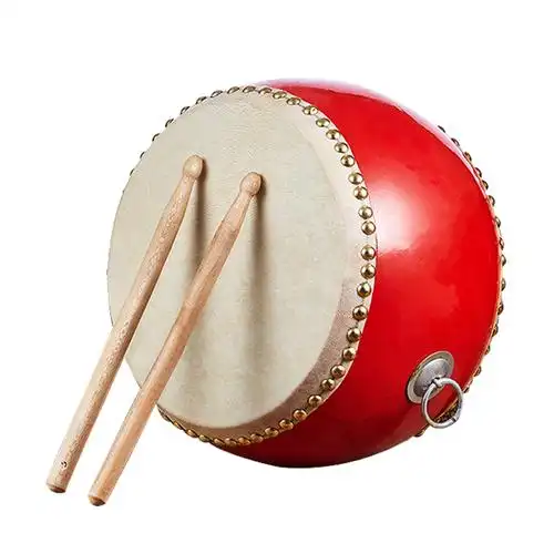 舞蹈鼓教学专用鼓皮面牛皮中国堂鼓红鼓手鼓乐器手打专业打击乐器