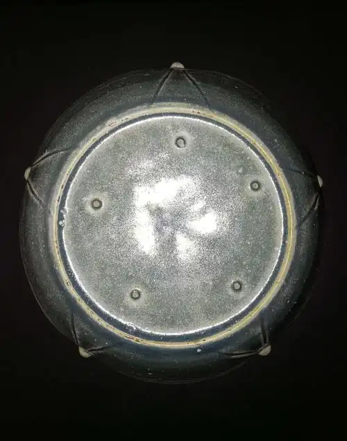 内外满釉,裹足支钉支烧~请样式器标本.