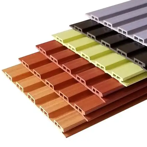 生态木吊顶护墙板阳台墙裙装饰pvc装修材料背景墙 绿可木小长城板