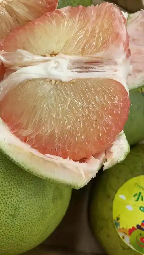 甄选泰国金柚5个装单果约650780克嫩甜多汁