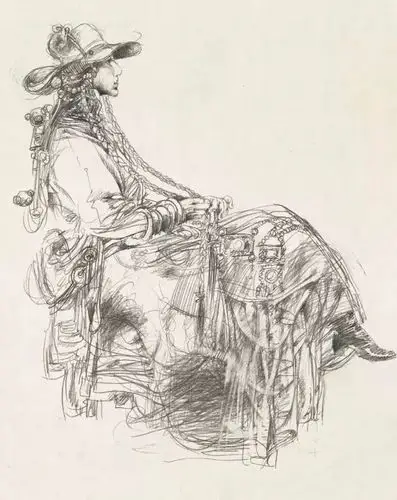 看大师的人物速写作品,满足你的不仅仅是眼睛!