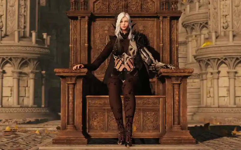 【法环mod】黑色沙漠 黑骑士 物理披风