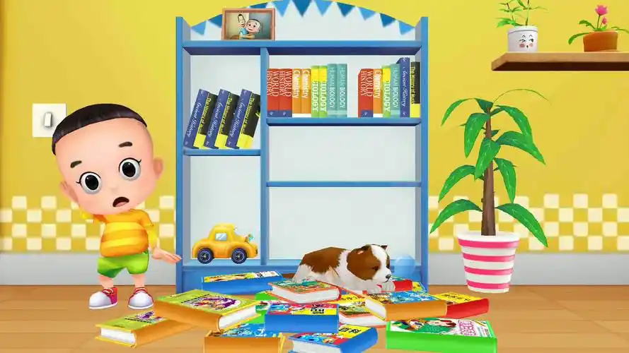 大头儿子成长故事之帮小明整理书桌