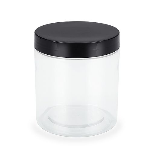 透明塑料罐食品级塑料瓶带盖饼干花茶蜂蜜瓶子500ml大容量密封罐