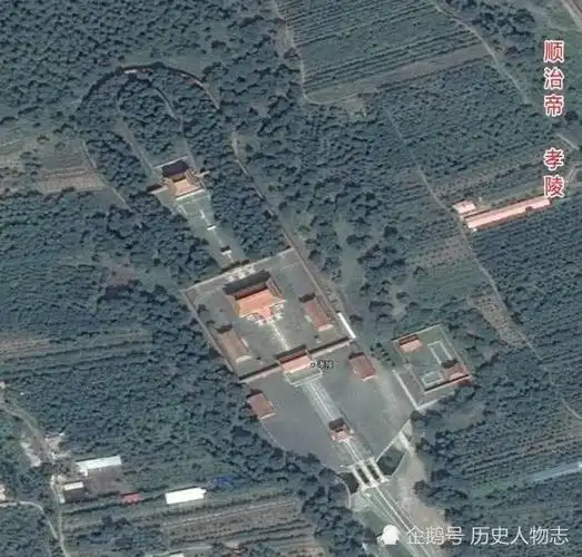 卫星地图下的清代帝陵你看到了什么