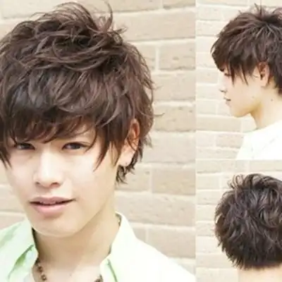 韩式满头卷男士发型图片展示潮人必备的帅气烫发来袭