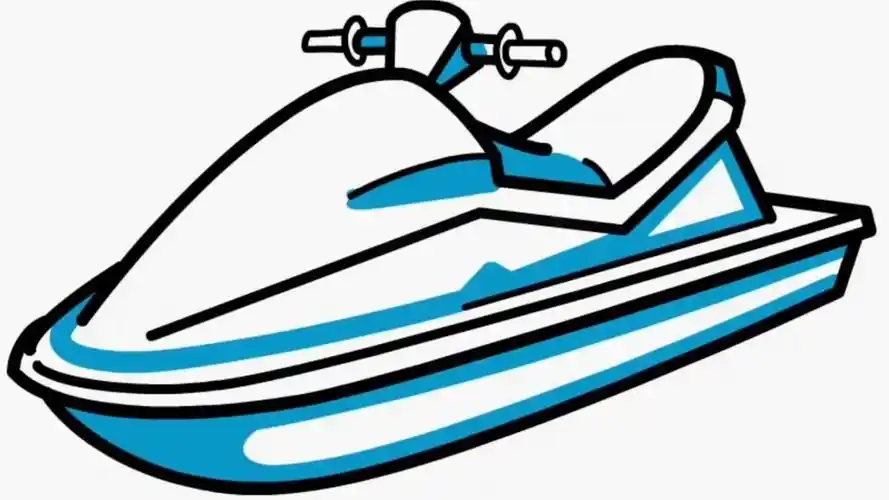 简笔画大全 摩托艇