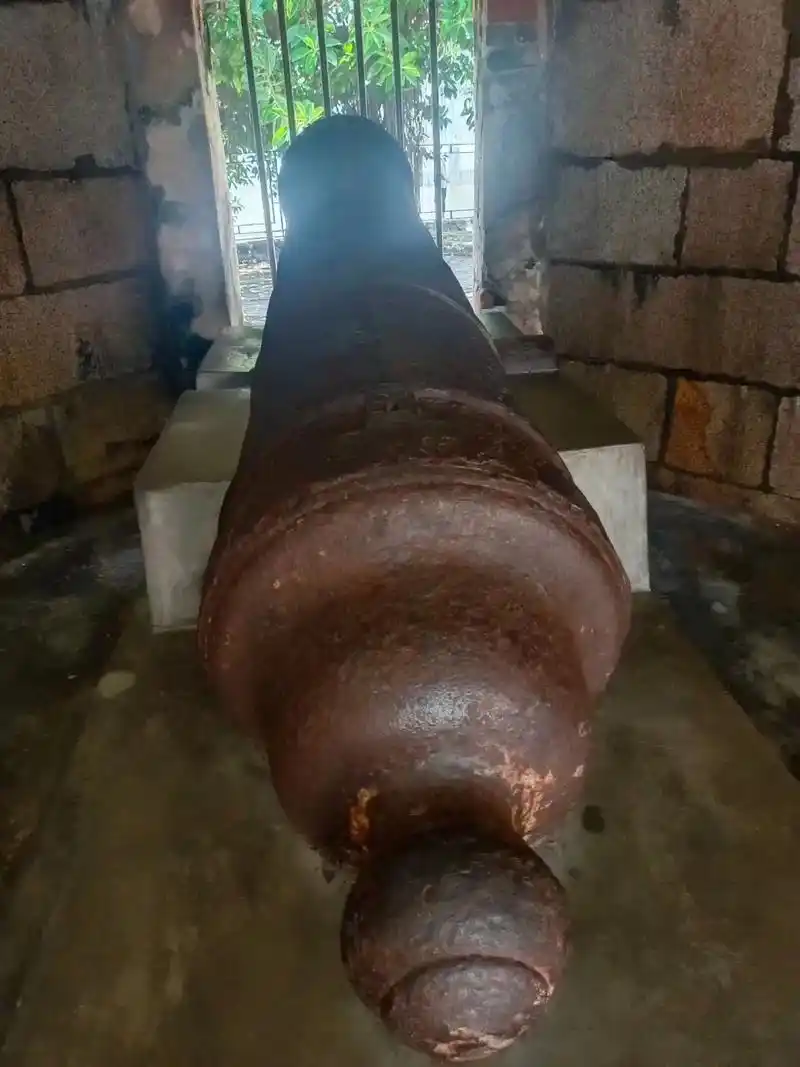 虎门炮台古炮诉说斑驳历史