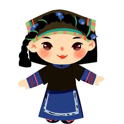 56个少数民族人物素材